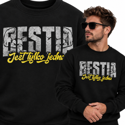 BLUZA NA SIŁOWNIĘ   BESTIA